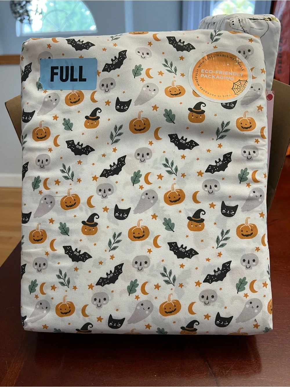 Envogue Full Sheet Set - White with Orange & Black Halloween Motifs